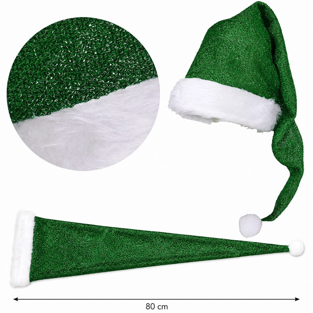 Santamütze mit langem Zottel Grün-Guirca-Deinparadies.ch