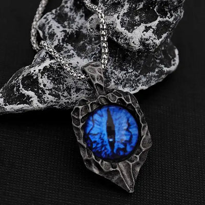 Eye of Sauron | Pendant with Chain Blue Party Owl Supplies Deinparadies.ch