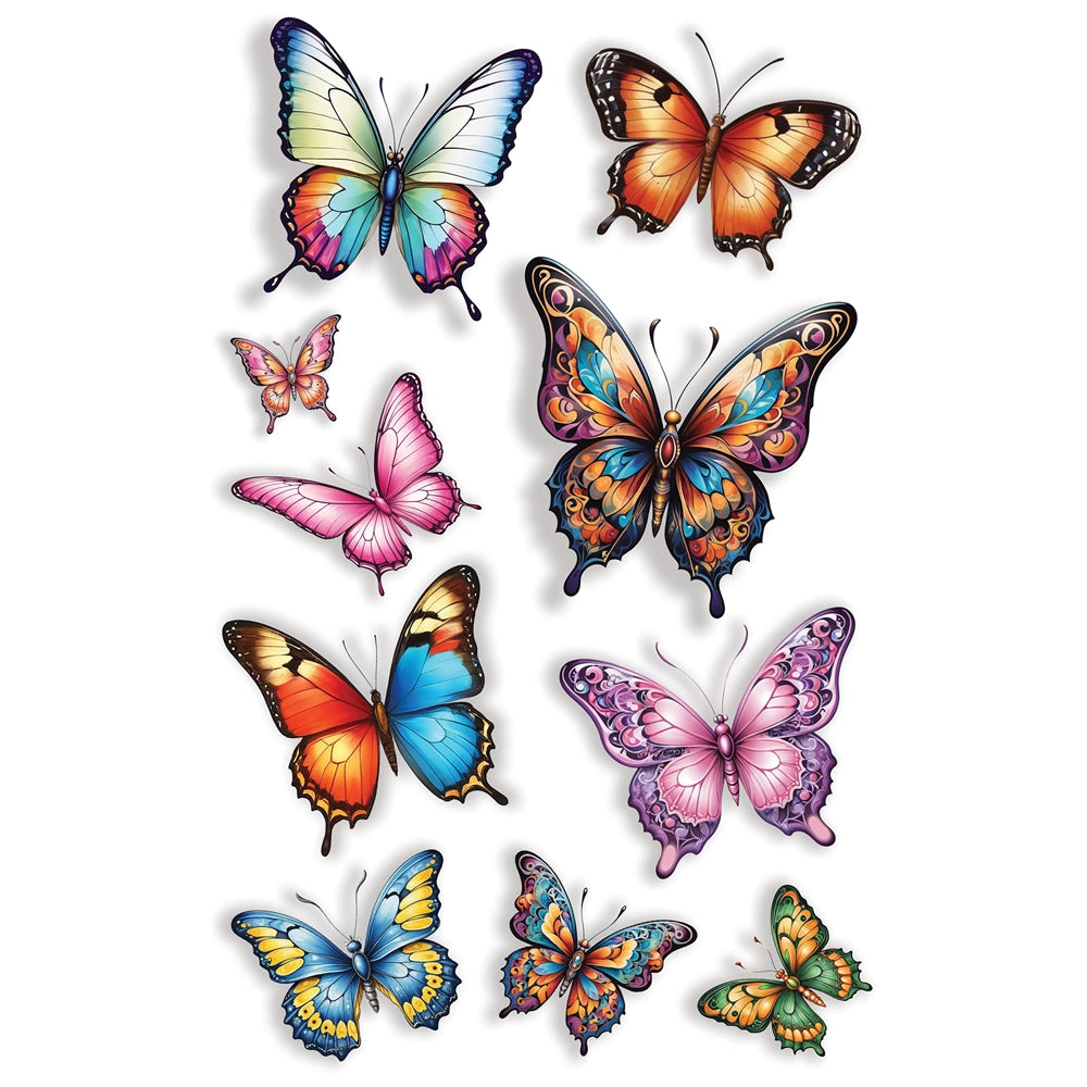 Schmetterling KIndertattoo Sticker-Guirca-Deinparadies.ch