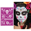Schminkschablonen mehrfach | Dia de los Muertos-Guirca-Deinparadies.ch