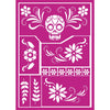Schminkschablonen mehrfach | Dia de los Muertos-Guirca-Deinparadies.ch