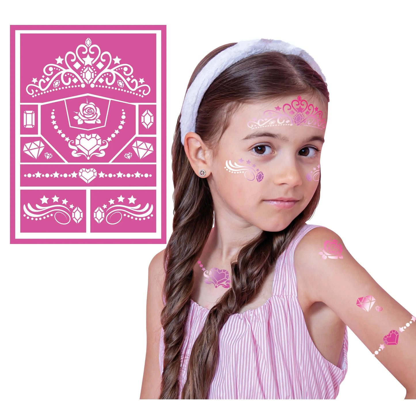 Schminkschablonen mehrfach | Prinzessin-Guirca-Deinparadies.ch