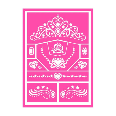 Schminkschablonen mehrfach | Prinzessin-Guirca-Deinparadies.ch
