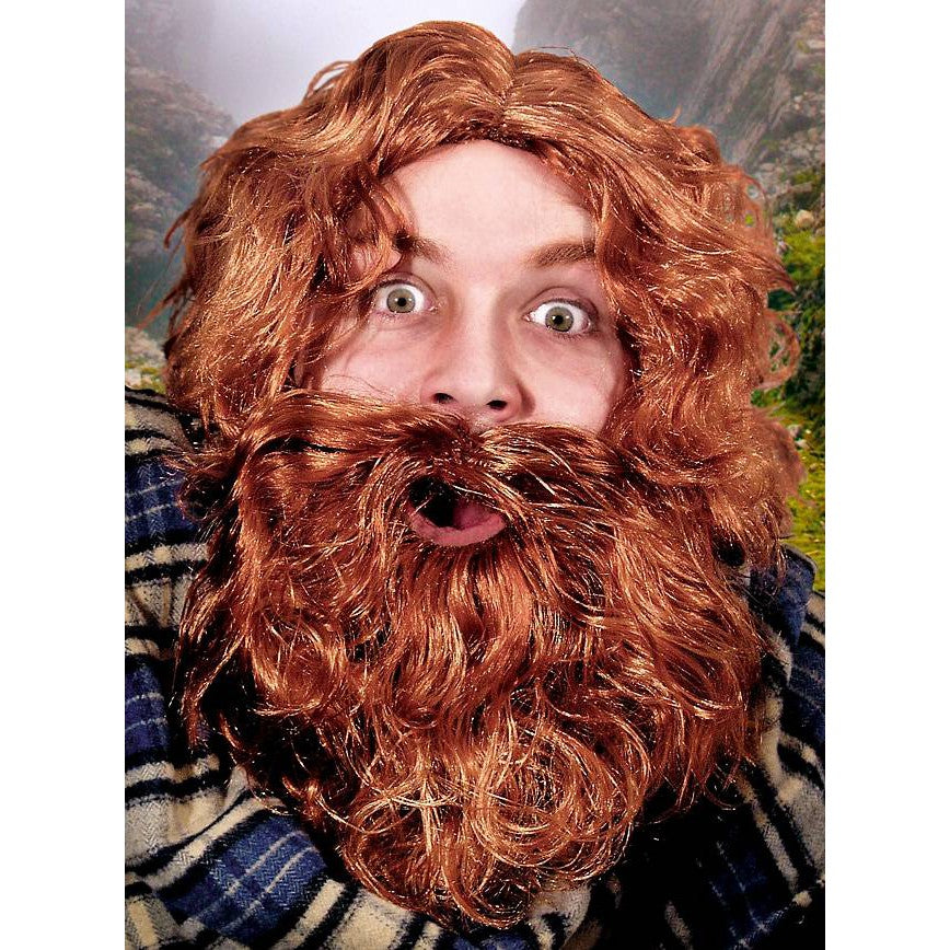 Barba escocesa con peluca Maskworld en Deinparadies.ch