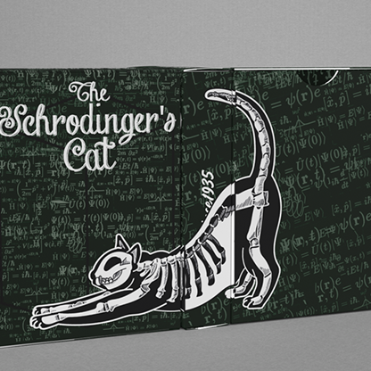 Schrodinger's Cat: Alive Green Edition Playing Cards-GABANGEL-Deinparadies.ch
