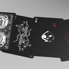 Schrodinger's Cat: Quantum Gilded Dead Black Playing Cards-GABANGEL-Deinparadies.ch