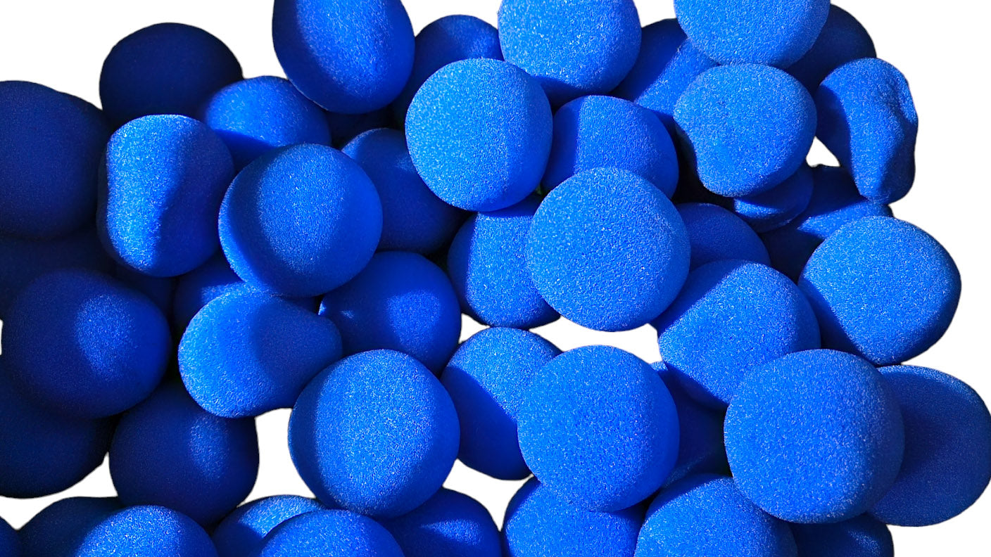 Schwammbälle | Sponge Balls Set | blau