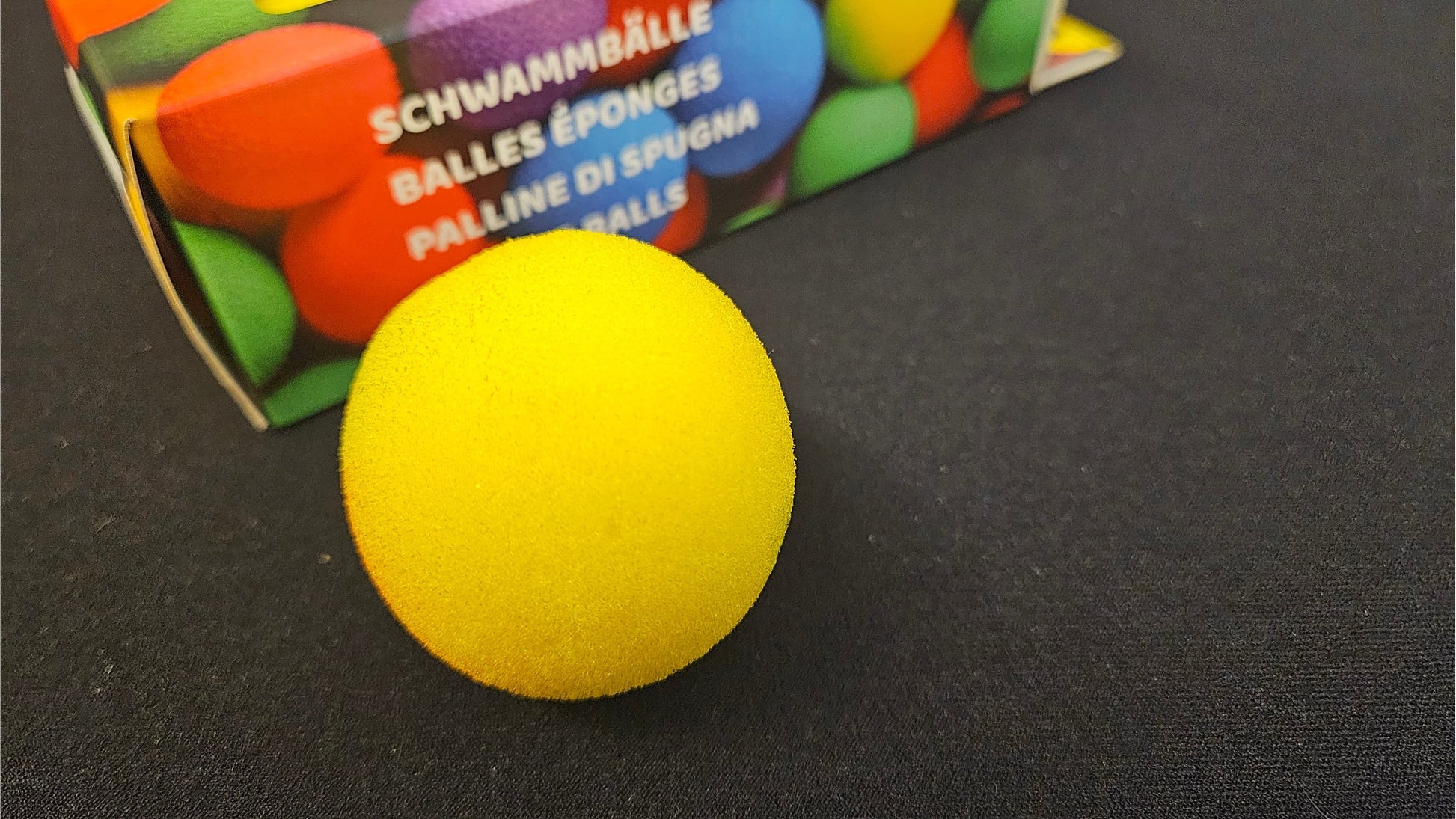 Schwammbälle | Sponge Balls Set | gelb