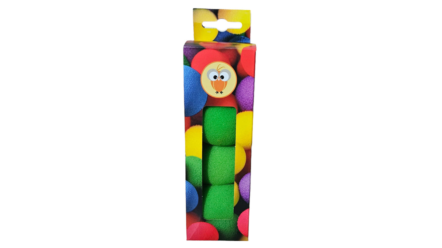 Schwammbälle | Sponge Balls Set | grün