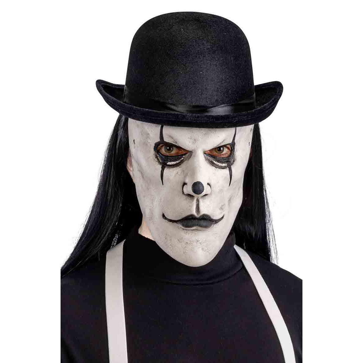 Schwarz-Weisser Clown Maske - Carnival Toys