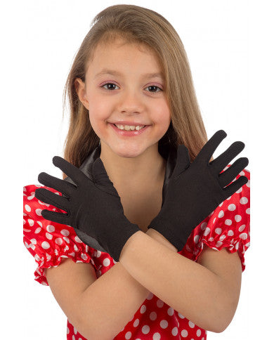 Schwarze Handschuhe für Kinder-Carnival Toys-Deinparadies.ch