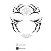 Schwarze Spinne Glitzer Klebetattoo-Guirca-Deinparadies.ch