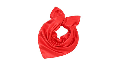 Asciugamano seid 60x60 cm rosso stretto