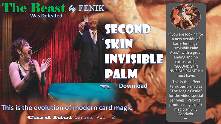 Second Skin Invisible Palm by Fenik - Video Download DVD Magic Productions Fenik bei Deinparadies.ch