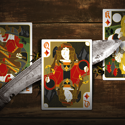 Secret Tale Ragnar MINI White Bee Playing Cards-Deinparadies.ch-Deinparadies.ch