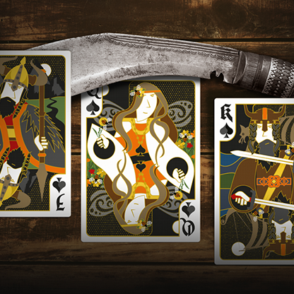 Secret Tale Ragnar MINI White Bee Playing Cards-Deinparadies.ch-Deinparadies.ch