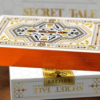 Secret Tale Ragnar MINI White Bee Playing Cards-Deinparadies.ch-Deinparadies.ch