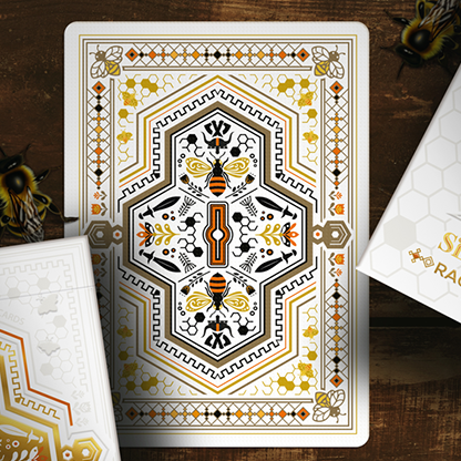 Secret Tale Ragnar White Bee Collector's Playing Cards-Deinparadies.ch-Deinparadies.ch