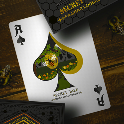 Secret Tale Ragnar White Bee Collector's Playing Cards-Deinparadies.ch-Deinparadies.ch