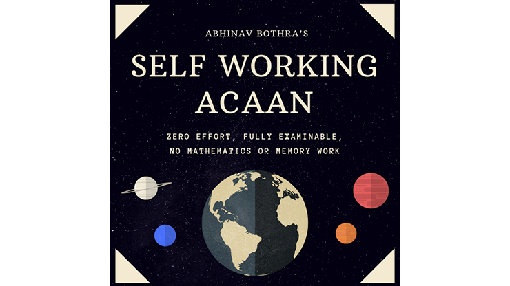 Self-Working ACAAN by Abhinav Bothra - Mixed Media Download Abhinav Bothra bei Deinparadies.ch