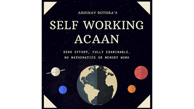 Self-Working ACAAN by Abhinav Bothra - Mixed Media Download Abhinav Bothra bei Deinparadies.ch