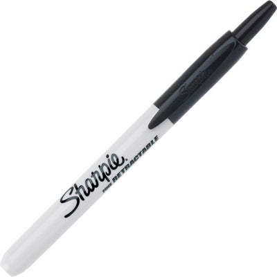 Sharpie Pen Filzstift | Retractable schwarz-Sharpie-Deinparadies.ch