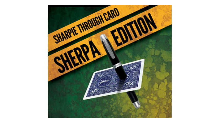 Sharpie Through Card SHERPA Version Red by Alakazam Magic Alakazam Magic bei Deinparadies.ch