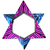 Shashibo Cube Blue Crystal | Laurence Gartel 2.0-Shashibo-Deinparadies.ch