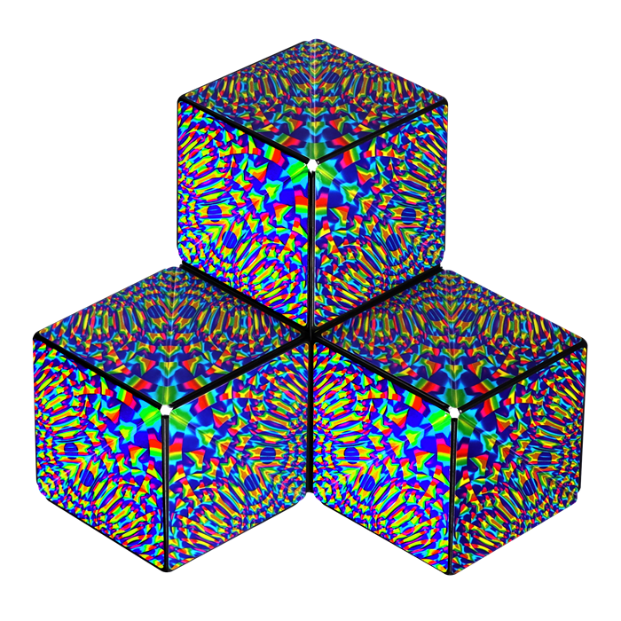 Shashibo Cube Blue Crystal | Laurence Gartel 2.0-Shashibo-Deinparadies.ch