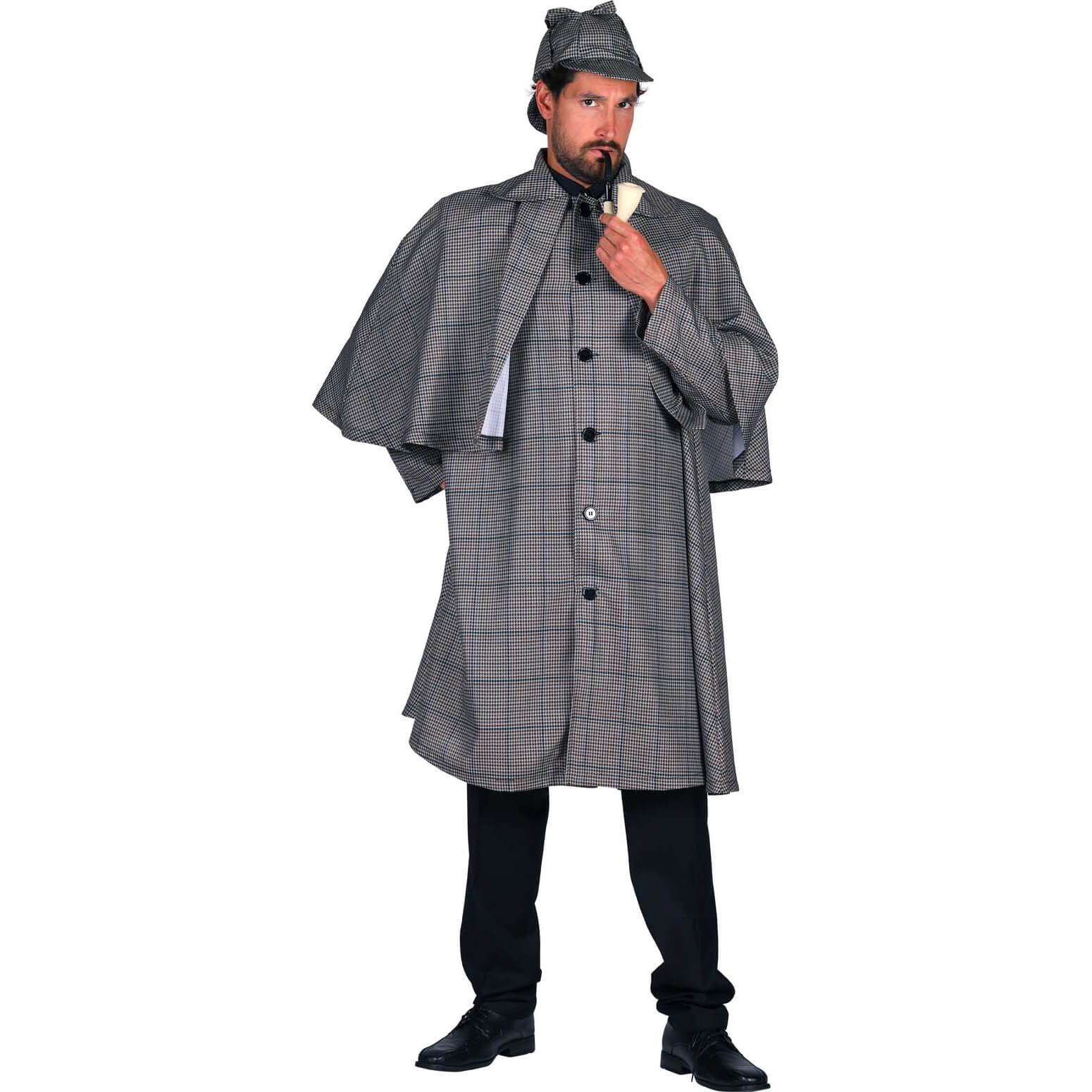 Sherlock Holmes Kostüm Mantel-Thetru Costumes-Deinparadies.ch