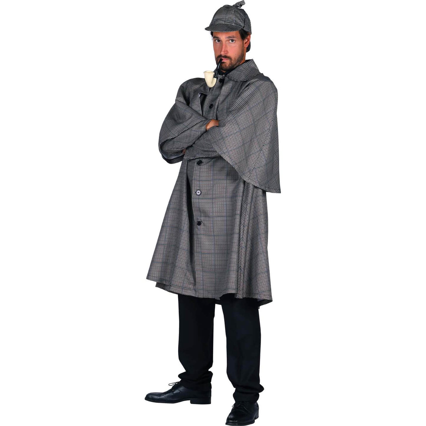 Sherlock Holmes Kostüm Mantel-Thetru Costumes-Deinparadies.ch