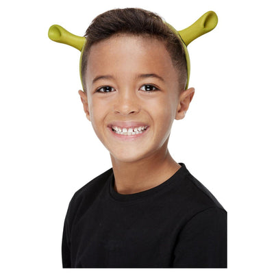 Fascia per capelli con orecchie di Shrek | verde