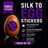 Silk to Egg Stickers (Purple) Pack of 70-Twisted Minds Magic Shop-Deinparadies.ch