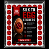 Silk to Egg Stickers (RED) Pack of 70-Twisted Minds Magic Shop-Deinparadies.ch