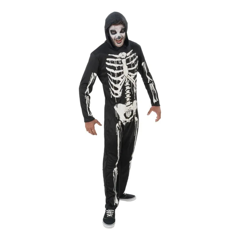 Skelett Jumpsuit mit Kaputze-Chaks-Deinparadies.ch