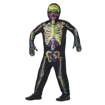Skeleton Costume Fluorescent Child Smiffys at Deinparadies.ch