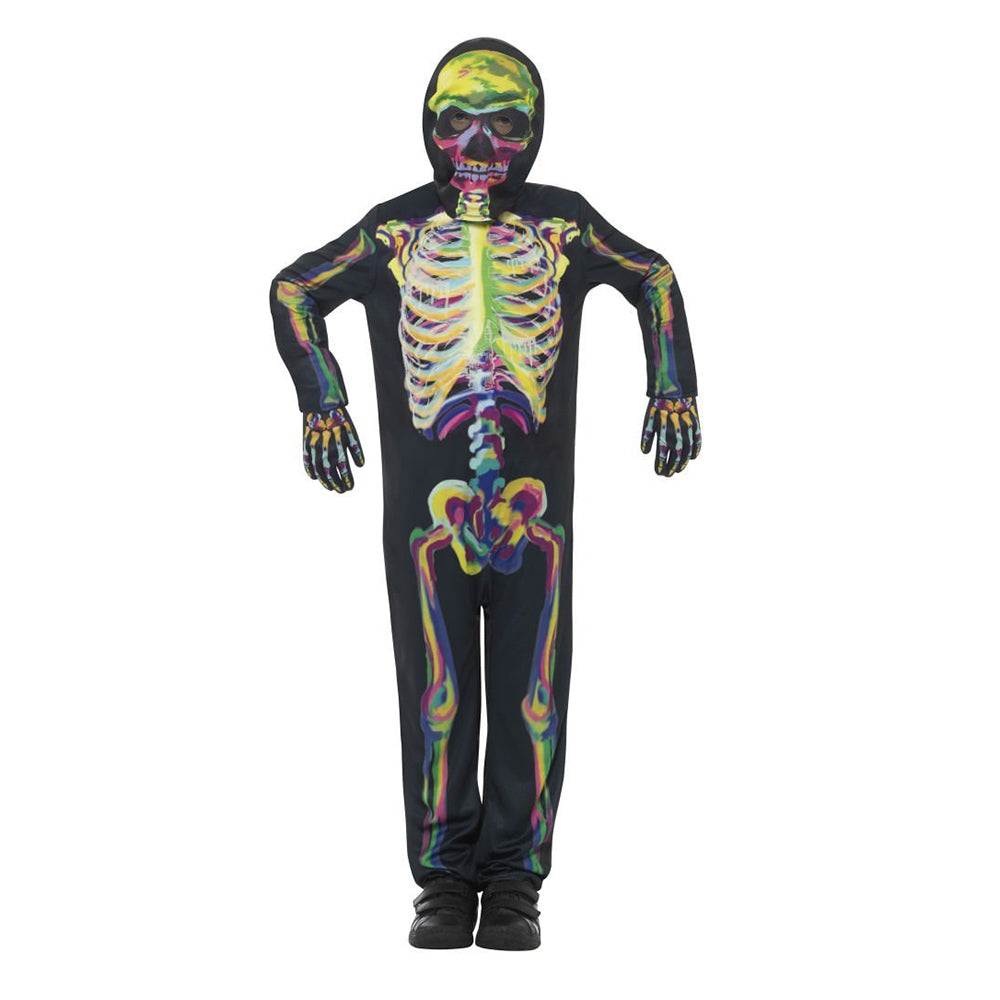 Skeleton Costume Fluorescent Child Smiffys at Deinparadies.ch