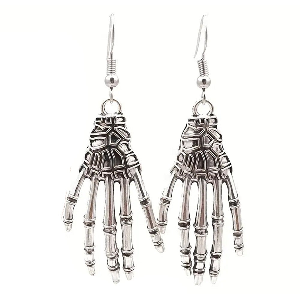 Skeleton hands to hang on | 2 Earrings Party Owl Supplies Deinparadies.ch