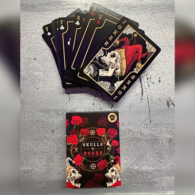 Skulls and Roses Playing cards-David Jon-Deinparadies.ch