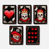 Skulls and Roses Playing cards-David Jon-Deinparadies.ch