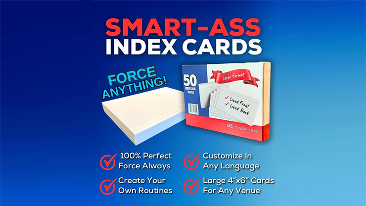 Smart-Ass Index Cards | Bill Abbott-Bill Abbott Magic-Deinparadies.ch