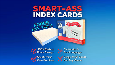 Smart-Ass Index Cards | Bill Abbott-Bill Abbott Magic-Deinparadies.ch