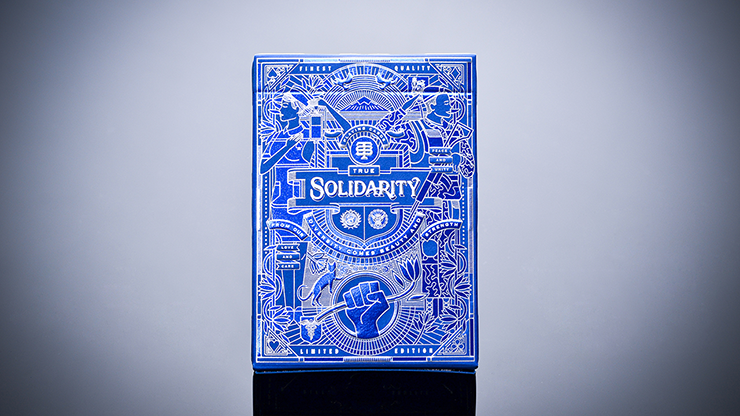 Solidarity (Navy Blue) Playing Cards By Riffle Shuffle Riffle Shuffle bei Deinparadies.ch