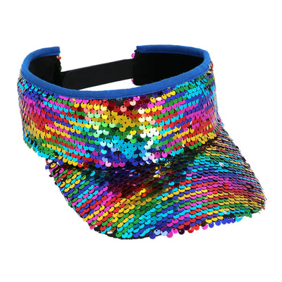 Sonnenblenden Mütze Pailetten | regenbogen-Boland-Deinparadies.ch