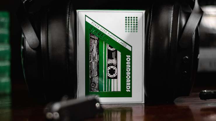 Soundboards V4 Green Edition Playing Cards by Riffle Shuffle Riffle Shuffle Deinparadies.ch