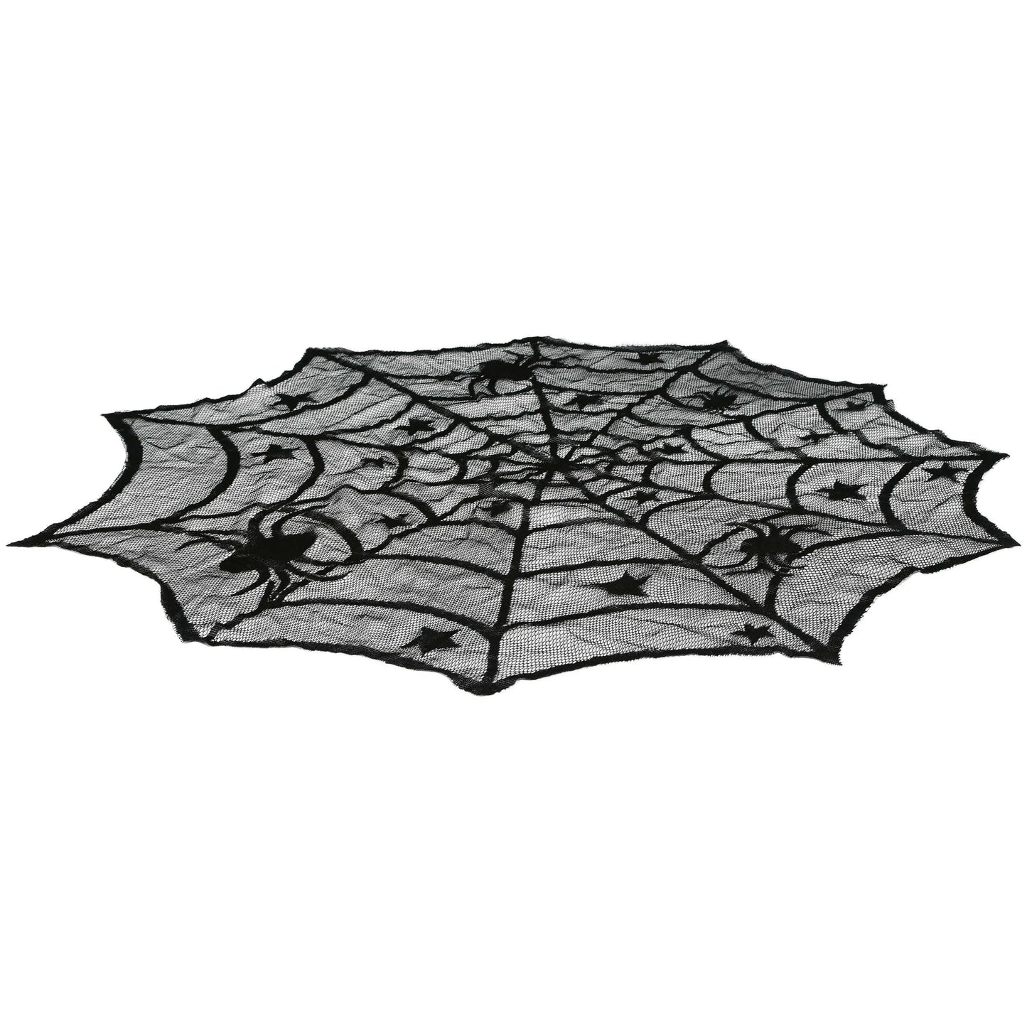 Spinnennetz Tischdecke aus Spitze-Guirca-Deinparadies.ch