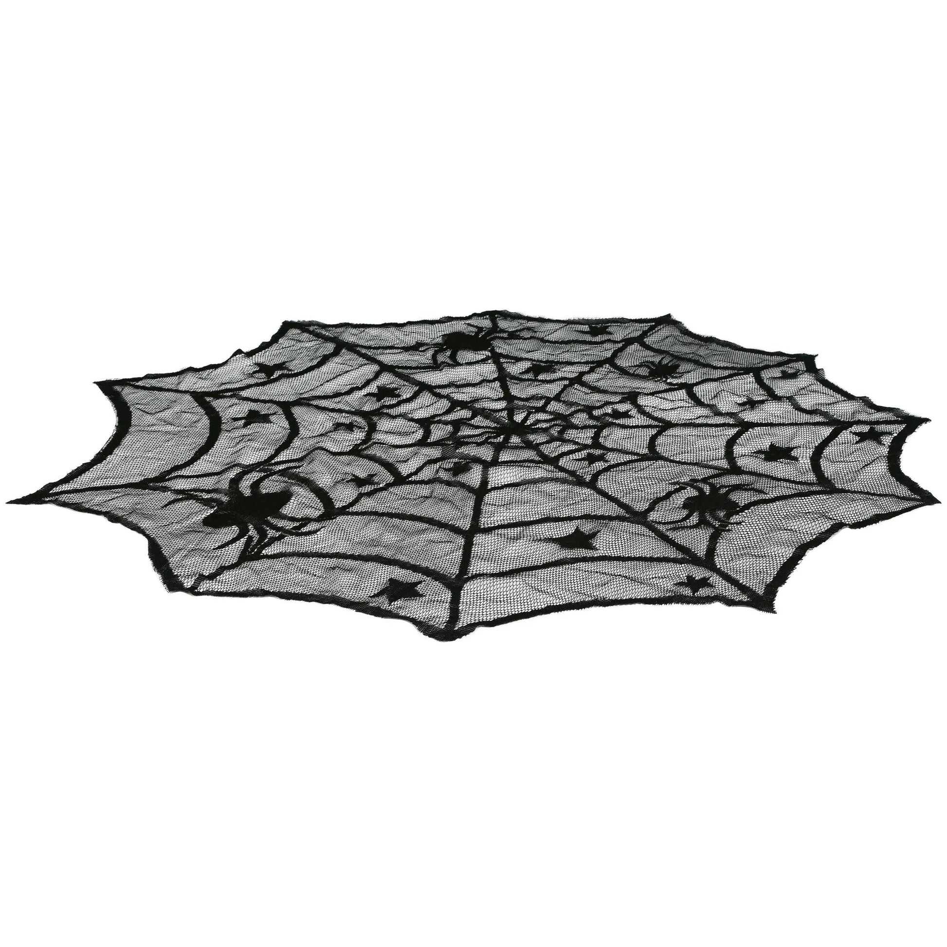 Spinnennetz Tischdecke aus Spitze-Guirca-Deinparadies.ch