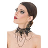Spitzenhalsband mit Ohrringen, Handschuhen-Chaks-Deinparadies.ch