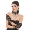 Spitzenhalsband mit Ohrringen, Handschuhen-Chaks-Deinparadies.ch