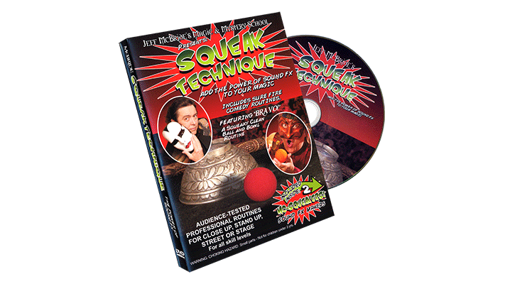 Squeak Technique (DVD and Squeakers) by Jeff McBride McBride Magic, Inc. bei Deinparadies.ch
